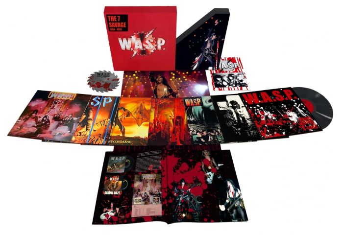 WASP - 7 Savage, The: 1984-1992 (Ltd. Ed. 8LP Box Set with 60 page book & 2 posters - SECOND 2024 EDITION) - Vinyl - New