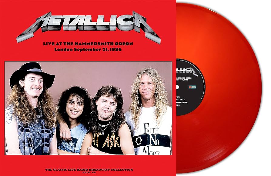 Metallica - Live At The Hammersmith Odeon - London September 21, 1986 - KBFH-FM Radio Broadcast (Ltd. Ed. 180g Splatter vinyl - numbered ed. of 500) - Vinyl - New