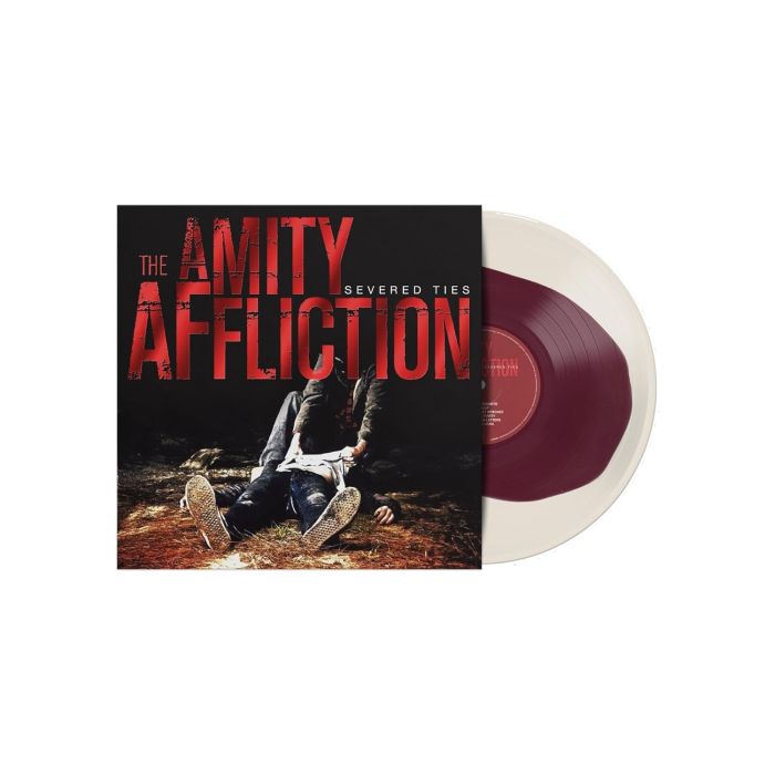Amity Affliction - Severed Ties (Ltd. 15 Year Anniversary Ed. Cloudy Clear & Maroon vinyl foil print gatefold reissue - 750 copies) - Vinyl - New