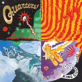 King Gizzard And The Lizard Wizard - Quarters! (2022 Recycled Black Wax vinyl reissue with outer sleeve) - Vinyl - New