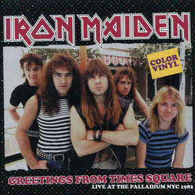 Iron Maiden - Greetings From Times Square: Live At The Palladium NYC 1982 (Yellow Marble vinyl) - Vinyl - New