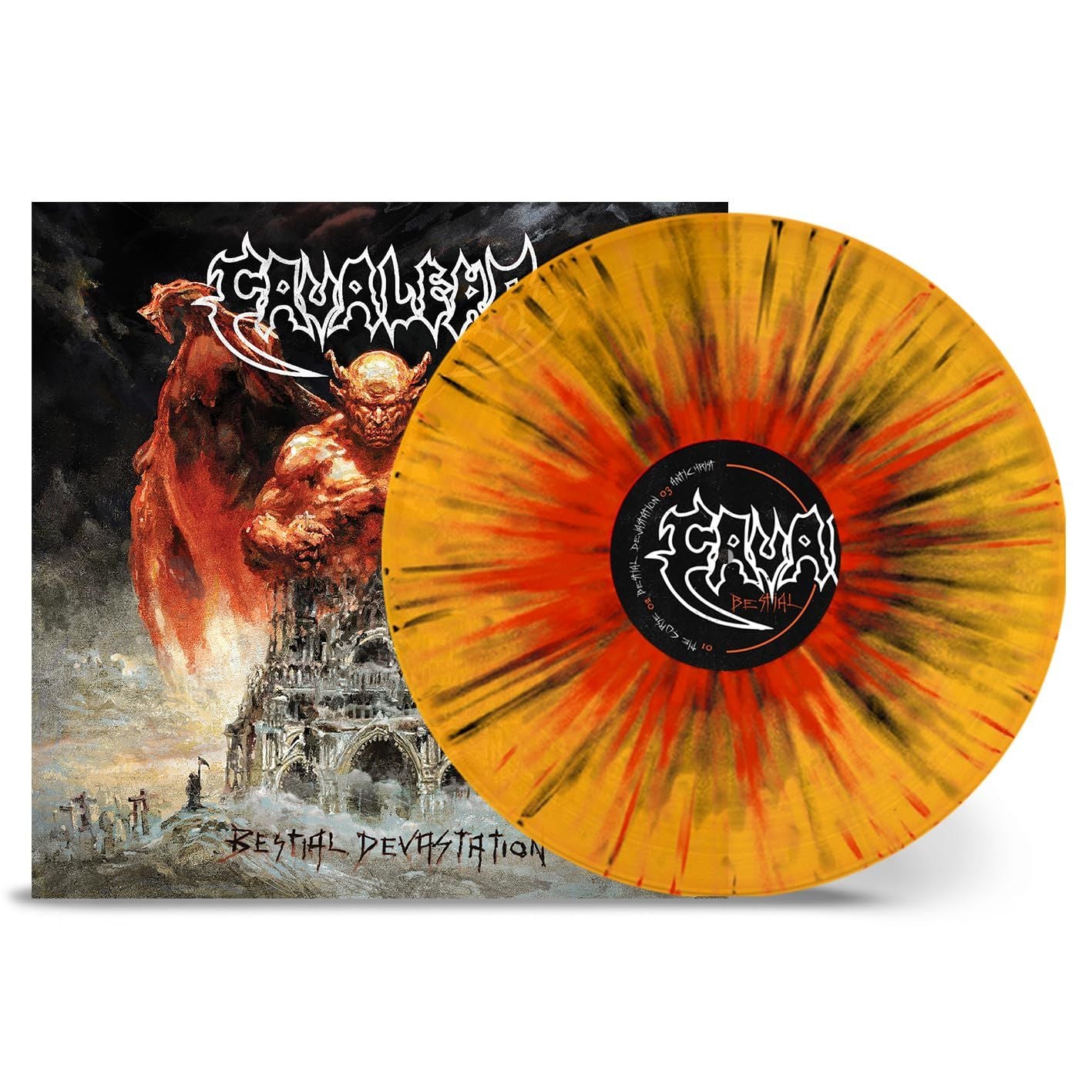 Cavalera - Bestial Devastation (Ltd. Ed. Transparent Orange with Red & Black Splatter vinyl - 1200 copies) - Vinyl - New