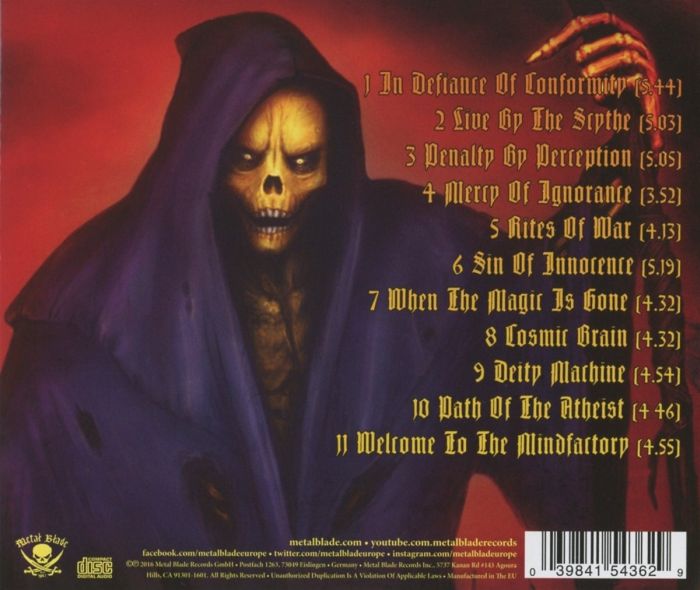 Artillery - Penalty By Perception - CD - New