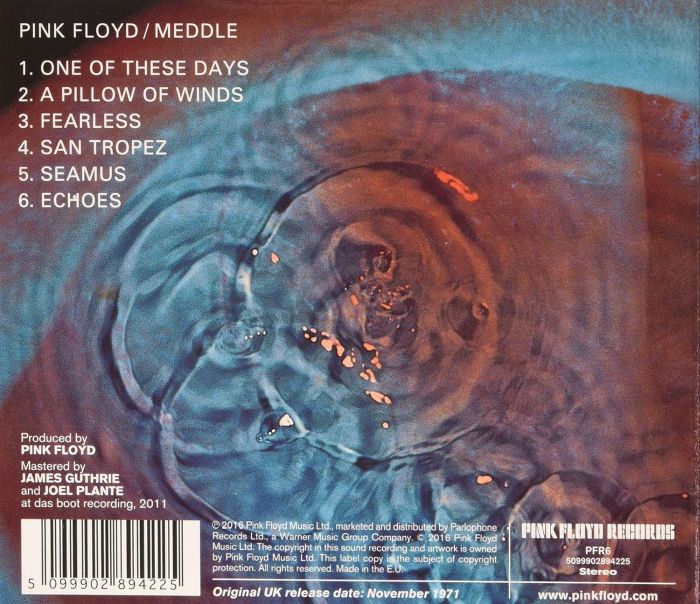 Pink Floyd - Meddle (2016 reissue) (Euro.) - CD - New