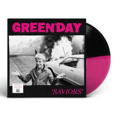 Green Day - Saviors (Ltd. Ed. Half Black/Half Hot Pink vinyl) - Vinyl - New
