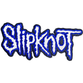 Slipknot - Blue Outline Logo (100mm x 45mm) Sew-On Patch