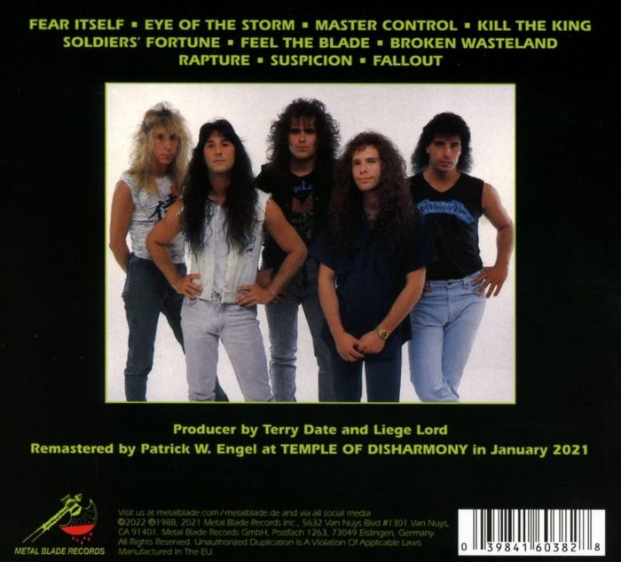 Liege Lord - Master Control (2023 35th Anniversary remastered reissue) - CD - New