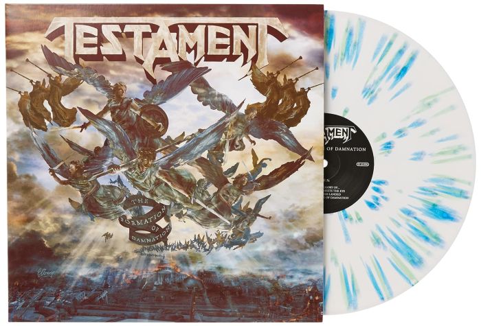 Testament - Formation Of Damnation, The (Ltd. Ed. 2022 2LP White with Blue & Green Splatter vinyl gatefold reissue - 2000 copies) - Vinyl - New