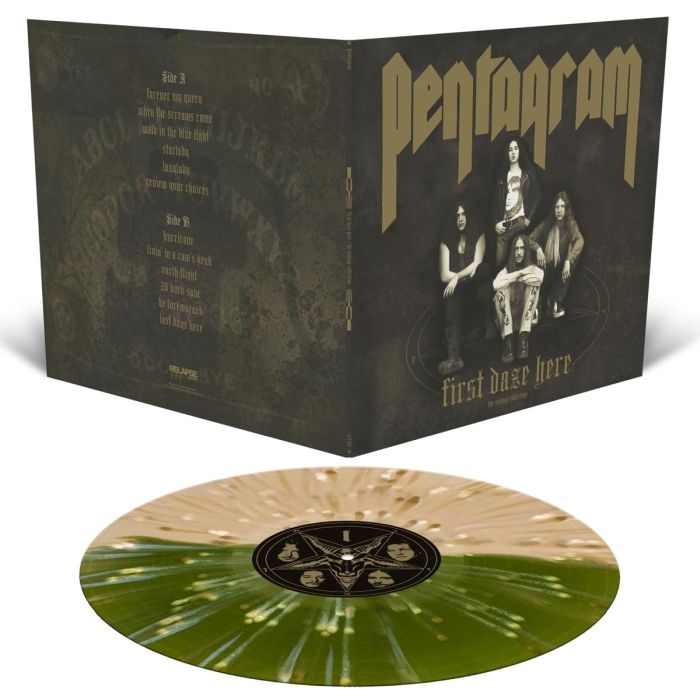 Pentagram - First Daze Here: The Vintage Collection (2023 Custom Half & Half with Splatter vinyl gatefold reissue) - Vinyl - New