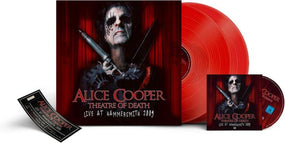 Cooper, Alice - Theatre Of Death: Live At Hammersmith 2009 (Ltd. Ed. 2023 180g 2LP Clear Red vinyl gatefold with bonus DVD - 3000 copies) - Vinyl - New