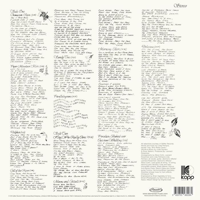 Perhacs, Linda - Parallelograms (Ltd. Ed. 2024 180g reissue) - Vinyl - New