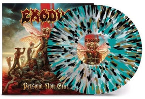 Exodus - Persona Non Grata (2024 2LP Clear with Gold & Black & Turquoise Splatter vinyl gatefold reissue) - Vinyl - New