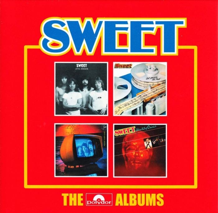 Sweet - Polydor Albums, The (Level Headed/Cut Above The Rest/Waters Edge/Identity Crisis) (4CD) - CD - New