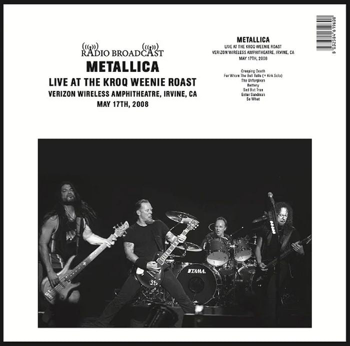 Metallica - Live At The KROQ Weenie Roast: Verizon Wireless Amphitheatre, Irvine, CA, May 17th, 2008 - Radio Broadcast - Vinyl - New