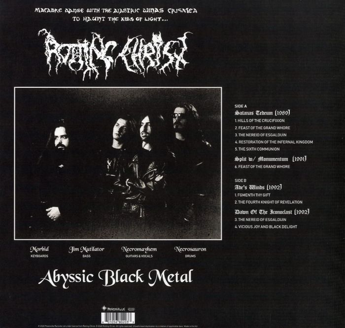Rotting Christ - Abyssic Black Metal - Vinyl - New