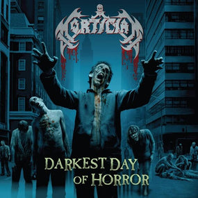 Mortician - Darkest Day Of Horror (2024 Sea Blue with Splatter vinyl reissue) - Vinyl - New