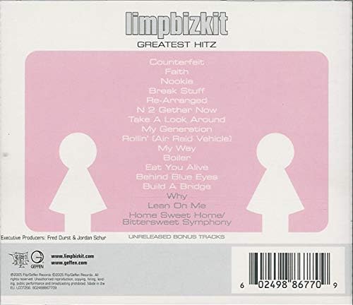 Limp Bizkit - Greatest Hitz (Euro.) - CD - New