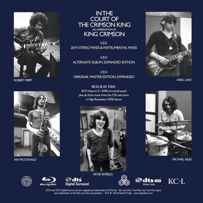 King Crimson - In The Court Of The Crimson King (2019 50th Anniversary Deluxe Ed. 3CD/Blu-Ray Box Set reissue) - CD - New