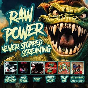 Raw Power - Never Stopped Screaming (You Are The Victim/mine To Kill/Fight/Reptile House/Trust Me!/Still Screaming After 20 Years) (3CD Box Set) - CD - New
