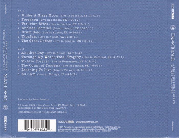 Dream Theater - A Dramatic Turn Of Events (2CD Select Board Mixes Digipak) - CD - New