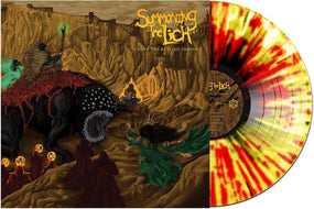 Summoning The Lich - Under The Reviled Throne (Transparent Yellow with Heavy Black & Red Splatter vinyl) - Vinyl - New