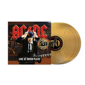ACDC - Live At River Plate (50th Anniversary Special Ed. Gold vinyl 3LP reissue) - Vinyl - New