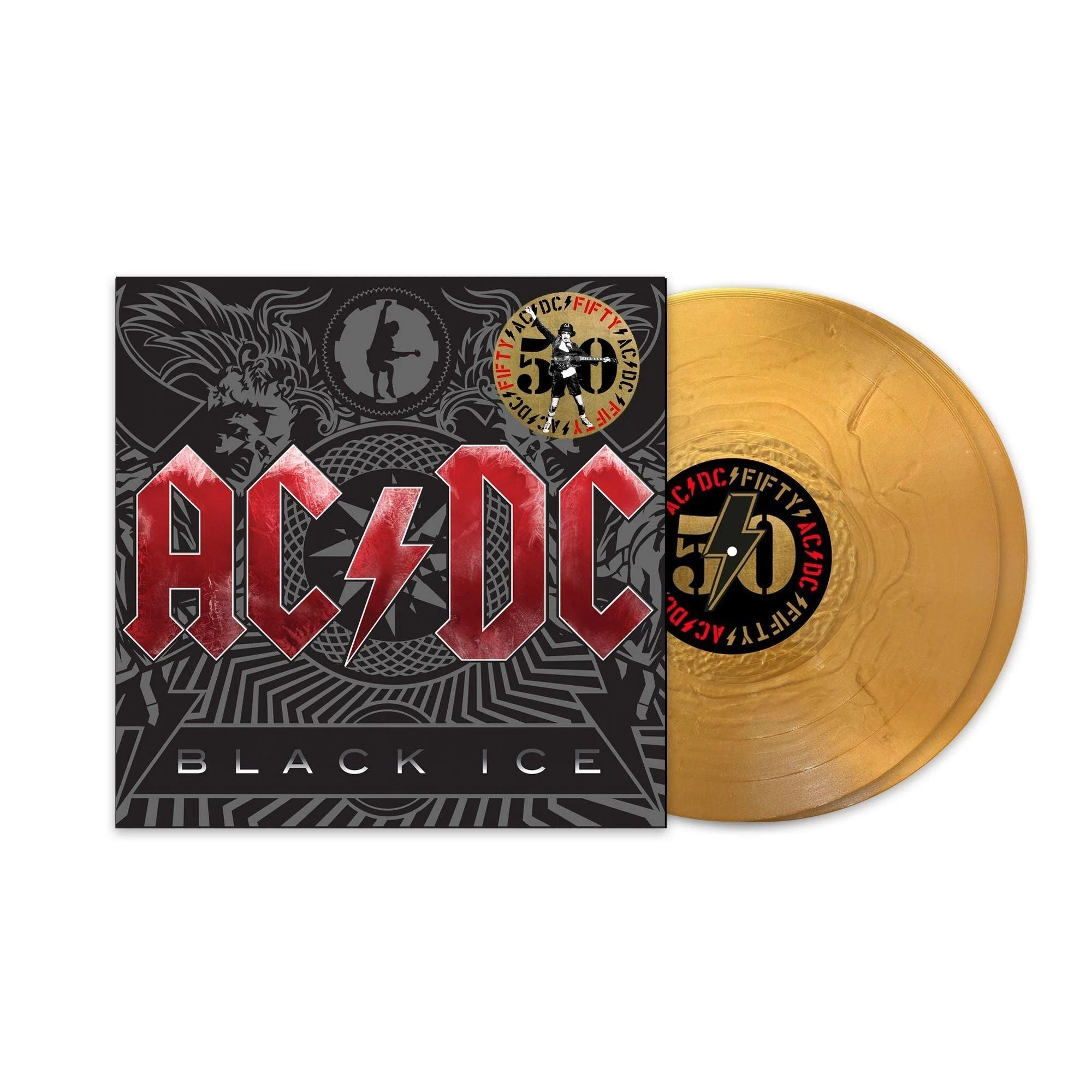 ACDC - Black Ice (50th Anniversary Special Ed. Gold vinyl 2LP gatefold reissue) - Vinyl - New