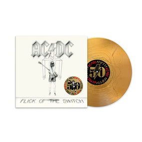 ACDC - Flick Of The Switch (50th Anniversary Special Ed. Gold vinyl reissue) - Vinyl - New