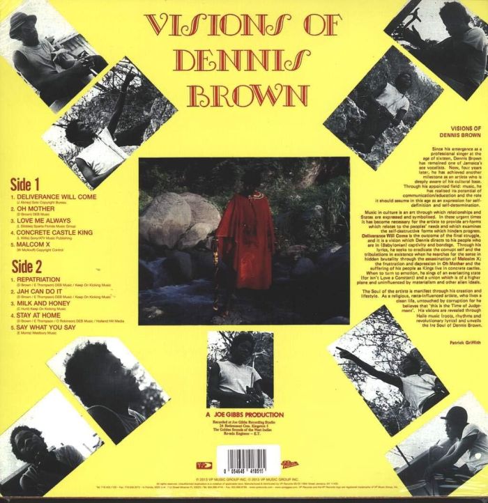 Brown, Dennis - Visions Of Dennis Brown (2014 reissue) - Vinyl - New