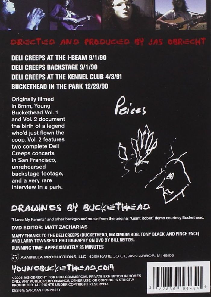 Buckethead - Young Buckethead 2 (R1) - DVD - Music