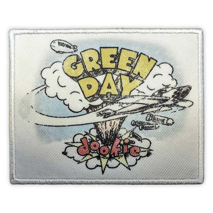 Green Day - Dookie White (90mm x 70mm) Sew-On Patch