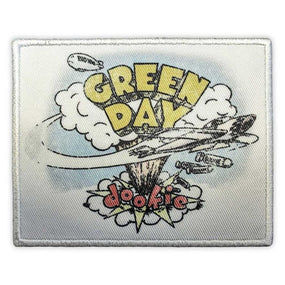 Green Day - Dookie White (90mm x 70mm) Sew-On Patch