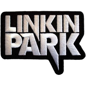 Linkin Park - White Logo (95mm x 70mm) Sew-On Patch