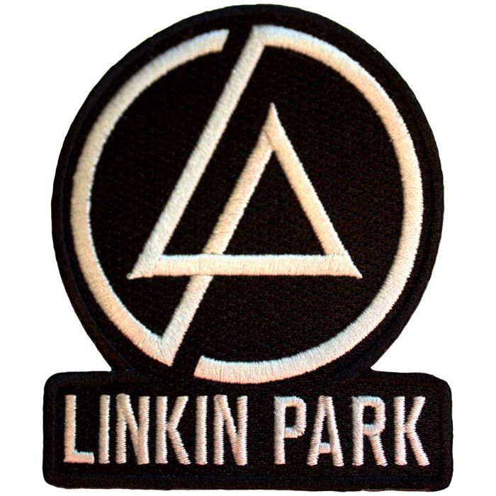 Linkin Park - Concentric and Text Logo (75mm x 90mm) Sew-On Patch