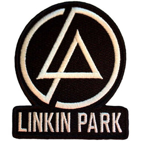 Linkin Park - Concentric and Text Logo (75mm x 90mm) Sew-On Patch