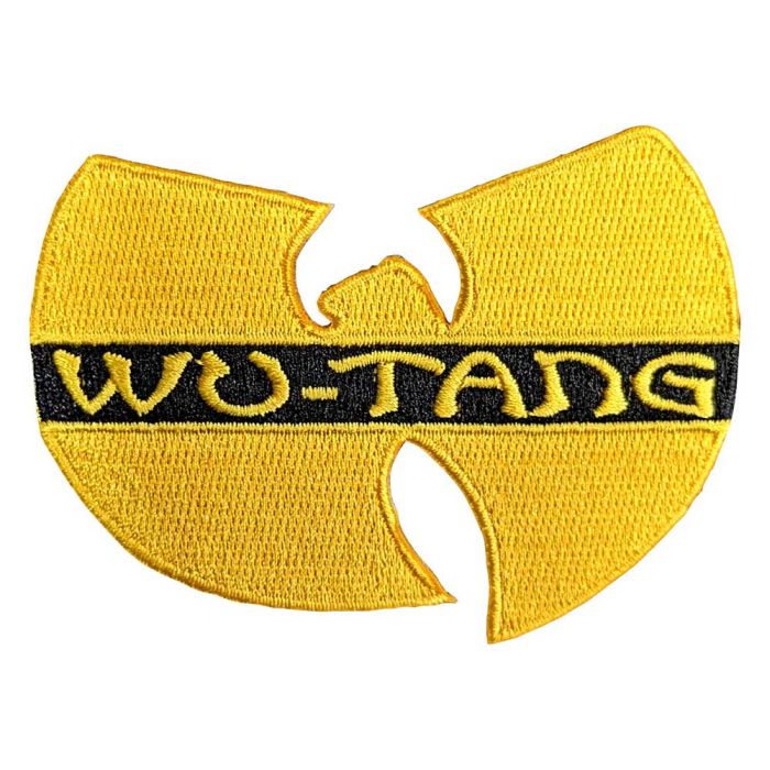 Wu-Tang Clan - Yellow Logo (80mm x 60mm) Sew-On Patch