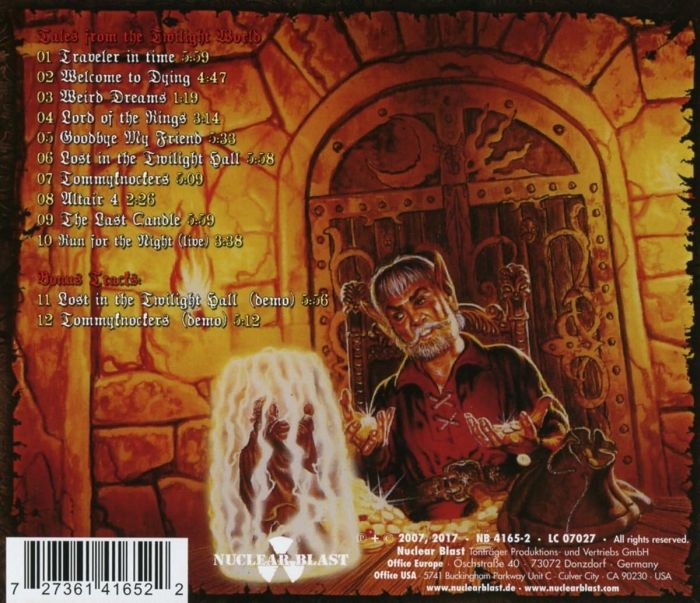Blind Guardian - Tales From The Twilight World (2017 remastered reissue with 2 bonus tracks) - CD - New