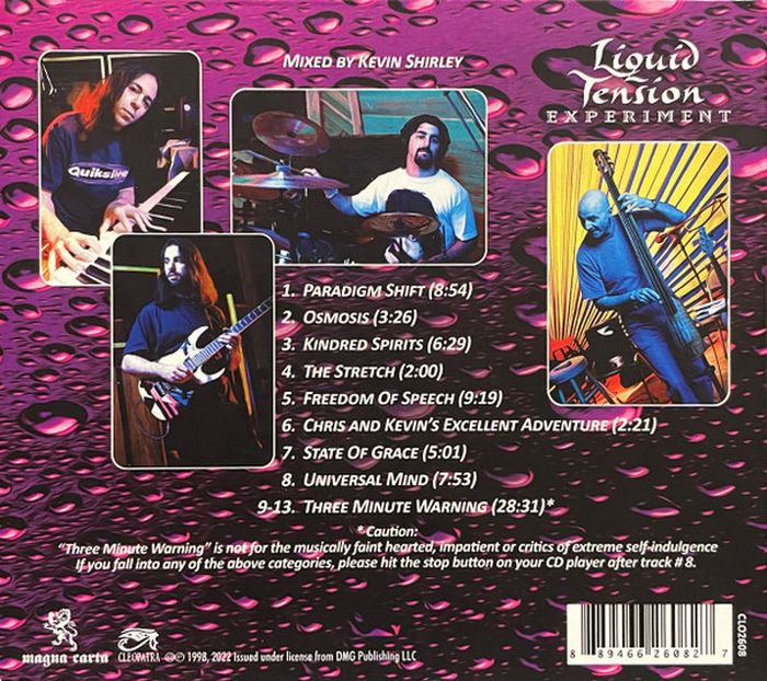 Liquid Tension Experiment - Liquid Tension Experiment (2022 reissue) - CD - New