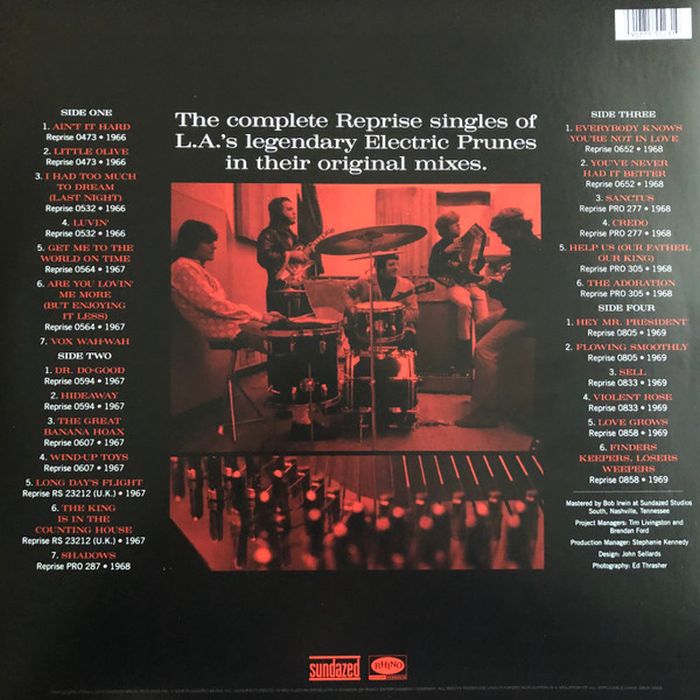 Electric Prunes - Singles (1966-1969) (2016 2LP gatefold reissue) - Vinyl - New