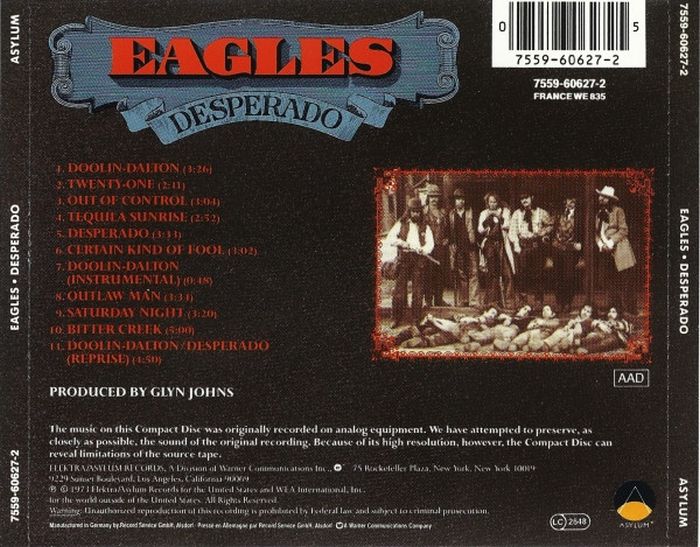 Eagles - Desperado - CD - New