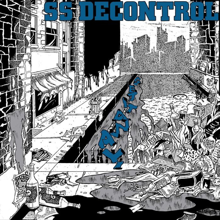 SS Decontrol - Get It Away (2024 12" EP Blue vinyl remastered reissue with bonus stencil) - Vinyl - New