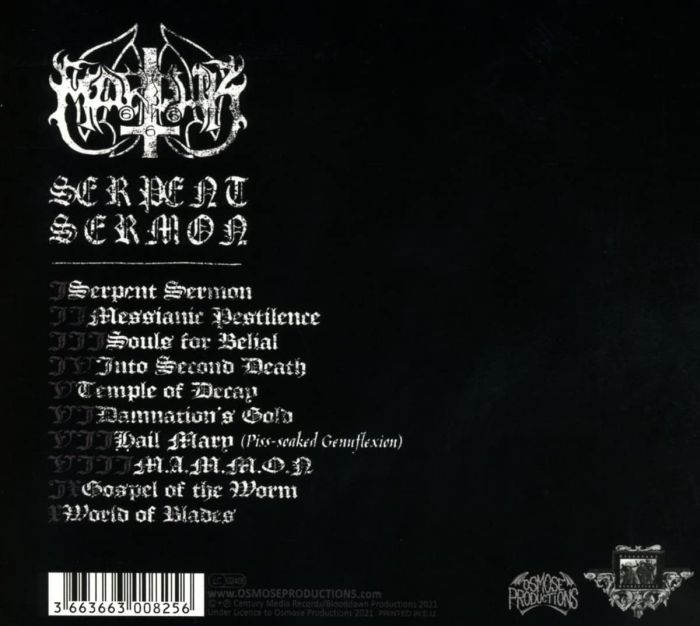 Marduk - Serpent Sermon (2021 digipak reissue) - CD - New