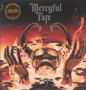 Mercyful Fate - 9 (2023 Yellow Ochre with Blue Swirls vinyl reissue with poster) - Vinyl - New