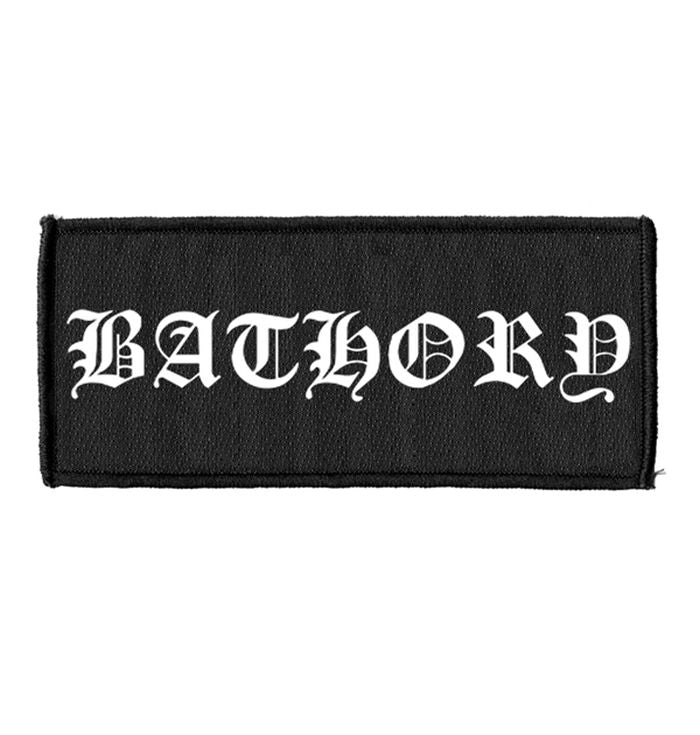 Bathory - Logo (100mm x 45mm) Sew-On Patch