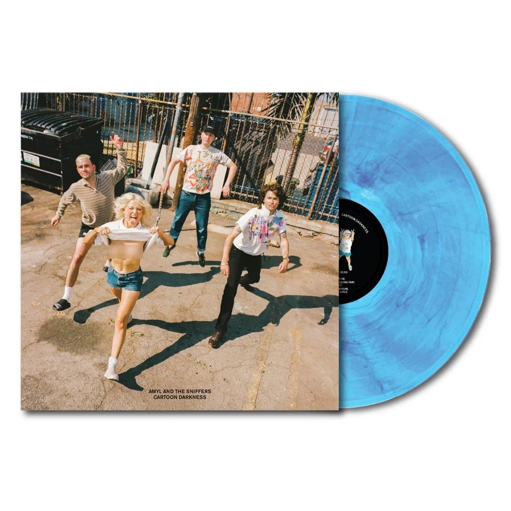Amyl And The Sniffers - Cartoon Darkness (Indie Exclusive Drowning In It Blue Marble vinyl) - Vinyl - New