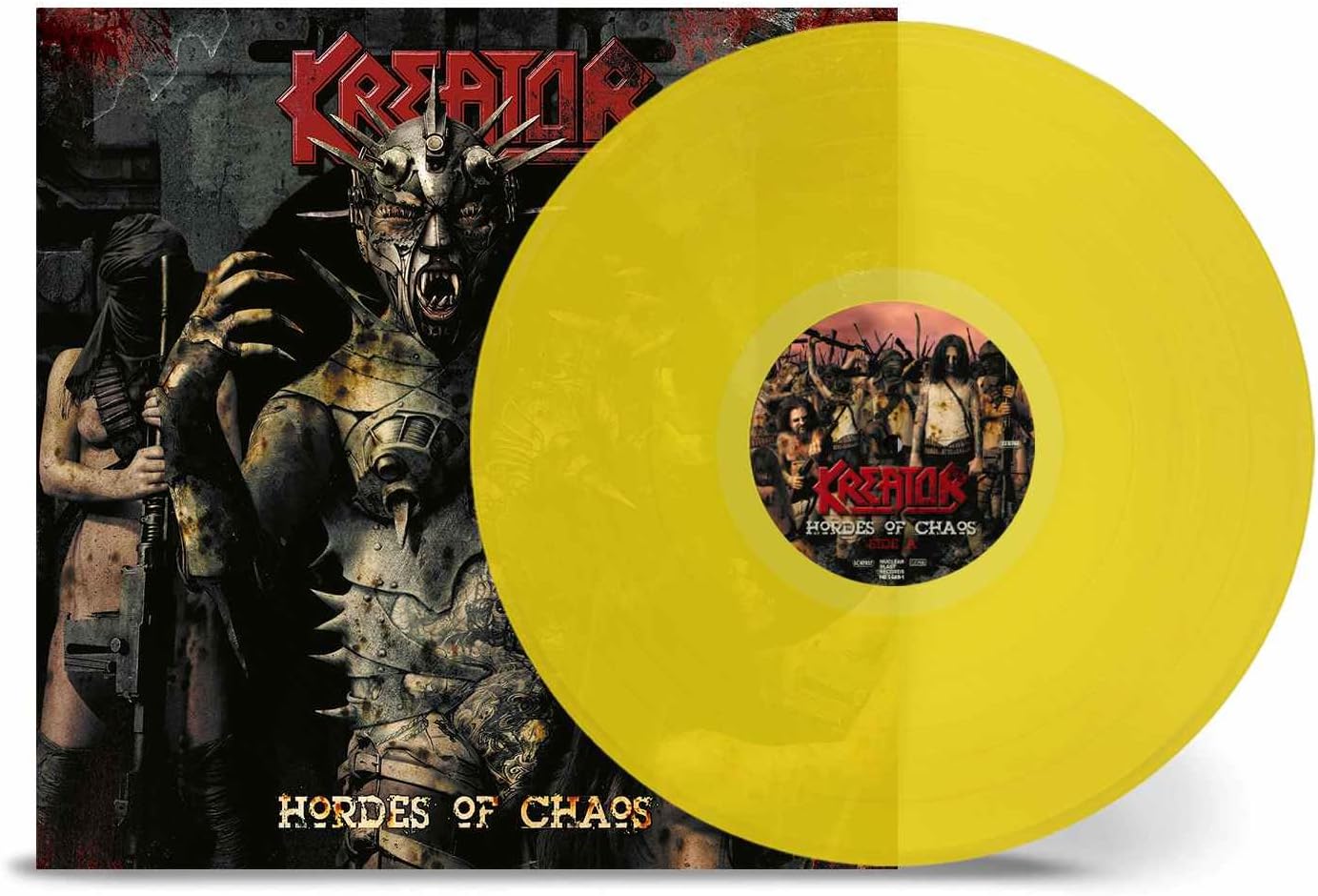 Kreator - Hordes Of Chaos (2024 Transparent Yellow vinyl gatefold reissue) - Vinyl - New
