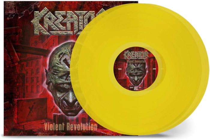 Kreator - Violent Revolution (2024 2LP Transparent Yellow vinyl gatefold reissue) - Vinyl - New