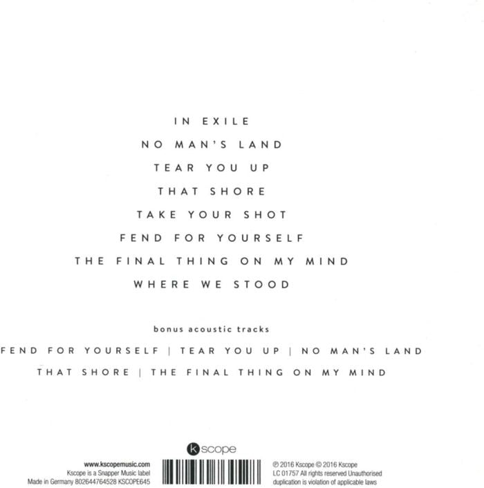 Pineapple Thief - Your Wilderness (2019 reissue with 5 bonus tracks) - CD - New