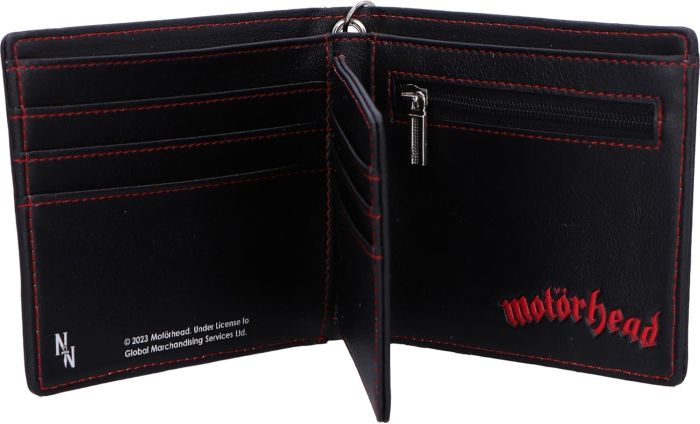 Motorhead - Bomber - Bi-Fold Wallet with Chain - Leather