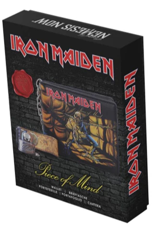 Iron Maiden - Piece Of Mind - Bi-Fold Wallet with Chain - Leather